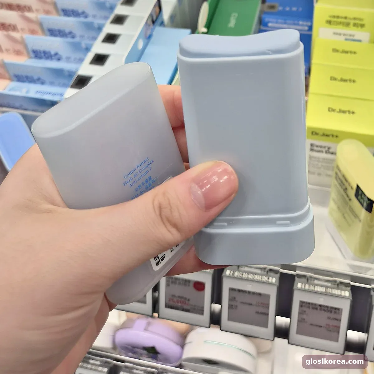TOCOBO Cotton Soft sun stick opened to show the stick